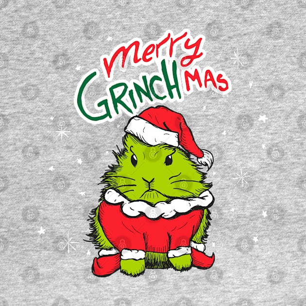 Merry Grinchmas bunny by Nina_R